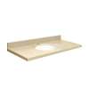 Transolid Quartz 37-in x 22-in Vanity Top with Eased Edge