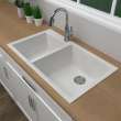 Transolid Quantum Granite 33-in Undermount Kitchen Sink