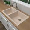 Transolid Quantum Granite 33-in Undermount Kitchen Sink