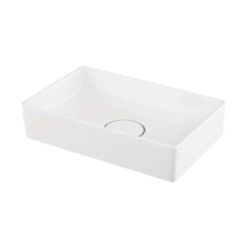Transolid Quincy Vitreous China 16.5-in Rectangular Vessel Sink