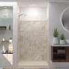 Transolid Studio Solid Surface 48-in x 72-in Shower Wall Trimmable Surround