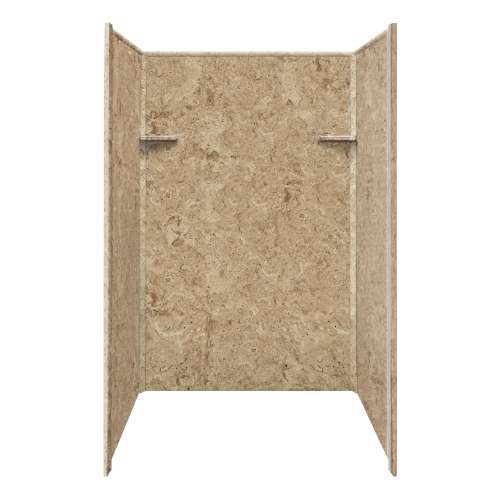 Transolid RBE4867-94N Studio 36-in x 48-in Solid Surface Shower Walls in Sand Mountain