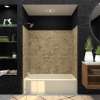 Transolid Studio Solid Surface 60-in x 60-in Tub Wall Surround