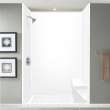 Transolid Studio Rectangular Shower Seat in White