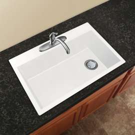 Transolid RTSS3322-CBD Radius 33-in x 22-in Drop-in Granite Kitchen Sink