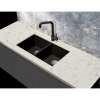 Transolid Radius Granite 31-in Undermount Kitchen Sink Kit with Grids, Strainers and Drain Installation Kit in Black