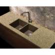 Transolid Radius Granite 31-in Undermount Kitchen Sink Kit with Grids, Strainers and Drain Installation Kit in Espresso