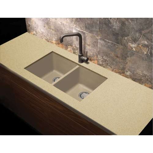Transolid Radius Granite 31-in Undermount Kitchen Sink