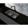 Transolid Radius Granite 31-in Undermount Kitchen Sink Kit with Grids, Strainers and Drain Installation Kit in Grey