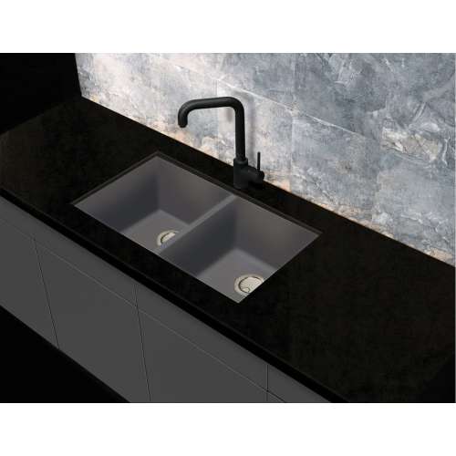 Transolid Radius Granite 31-in Undermount Kitchen Sink