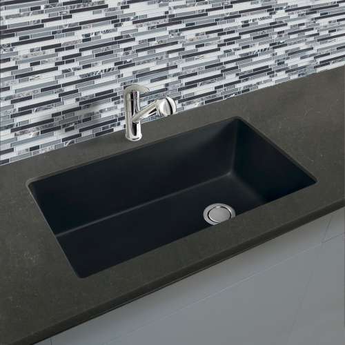 Transolid Radius Granite 31-in Undermount Kitchen Sink