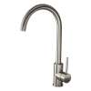 Transolid Cameron Kitchen Faucet with Single Handle includes deck plate, Luxe Stainless