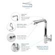 Transolid Sloane Pull-Down Kitchen Faucet in Polished Chrome