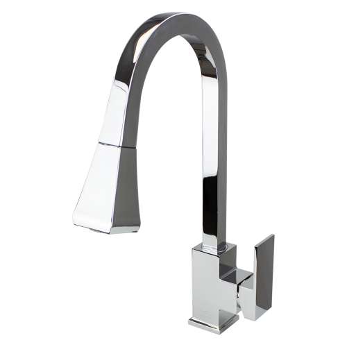 Transolid Kent Pull-Out Kitchen Faucet in Polished Chrome