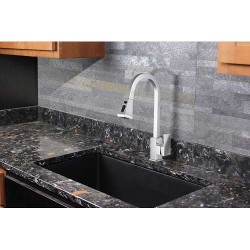 Transolid Kent Pull-Out Kitchen Faucet in Polished Chrome