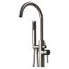Transolid Peyton T4200-BN Free Standing Tub Filler With Hand Shower, Brushed Nickel