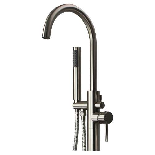 Transolid Peyton T4200-BN Free Standing Tub Filler With Hand Shower, Brushed Nickel