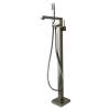 Transolid Ardell Free Standing Tub Filler With Hand Shower, Brushed Nickel