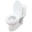 Transolid Garfield 1-Piece Elongated Vitreous China 1.28 gpf Toilet with toilet seat, White