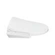 Transolid TE400 Elongated Bidet Toilet Seat with Warm Air Dry in White