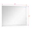 Transolid Finn LED-Backlit Contemporary Mirror