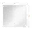 Transolid Gabriel LED-Backlit Contemporary Mirror