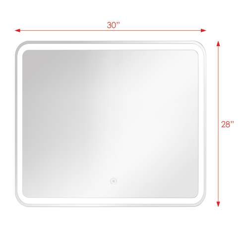 Transolid Gabriel LED-Backlit Contemporary Mirror
