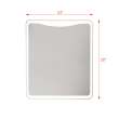 Transolid Mason 23.62 X 1.18 X 27.56 LED-Backlit Contemporary Mirror with Touch Sensor