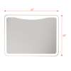 Transolid Mason TLMM3528 35.43 X 1.18 X 27.56 LED-Backlit Contemporary Mirror with Touch Sensor