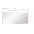 Transolid Taylor LED-Backlit Contemporary Mirror