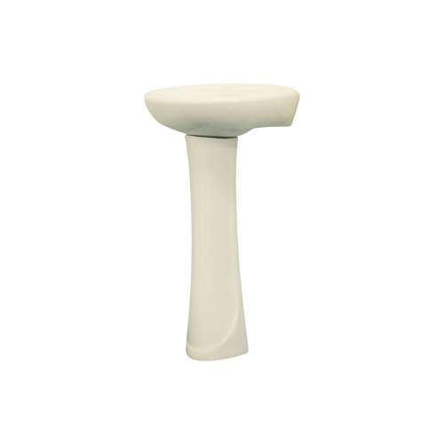 Transolid Madison Vitreous China 19-in Pedestal Sink with 4-in CC Faucet Holes