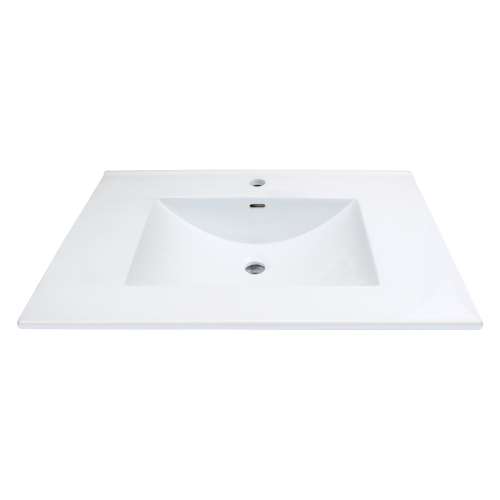 Transolid Juliette 31-in Vitreous China Vanity Top with Integrated Sink