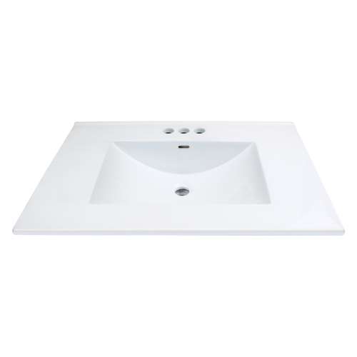 Transolid Juliette 31-in Vitreous China Vanity Top with Integrated Sink