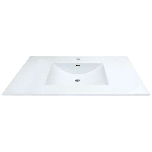 Transolid Juliette 37-in Vitreous China Vanity Top with Integrated Sink
