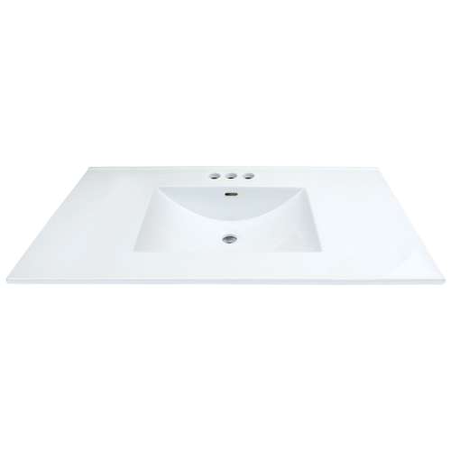 Transolid Juliette 37-in Vitreous China Vanity Top with Integrated Sink