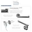 Transolid Turin 3-Piece Bathroom Accessory Kit in Polished Chrome
