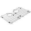 Transolid Stainless Steel 12.75-in. Bottom Sink Grid Set for FUDT32209