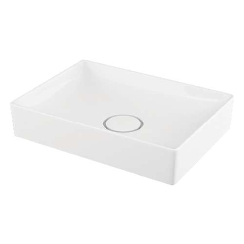 Transolid Tyler Vitreous China 19-in Rectangular Vessel Sink