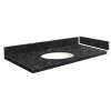 61.5 in. Quartz Vanity Top in Interlude with Single Hole