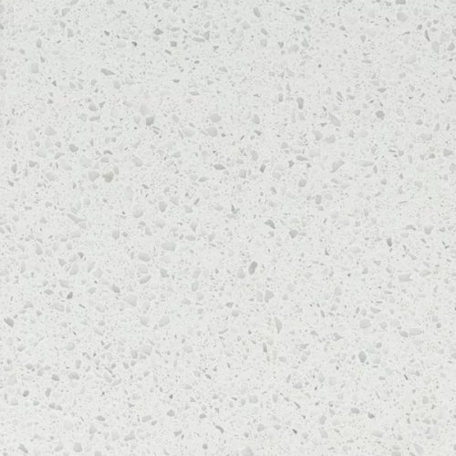 61 in. Quartz Vanity Top in Milan White with 4in Centerset