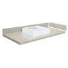 49.5 in. Quartz Vessel Vanity Top in Portage Pass with Single Hole