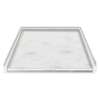 Transolid Solid Surface 39-in x 38-in Barrier Free Shower Base with Center Drain