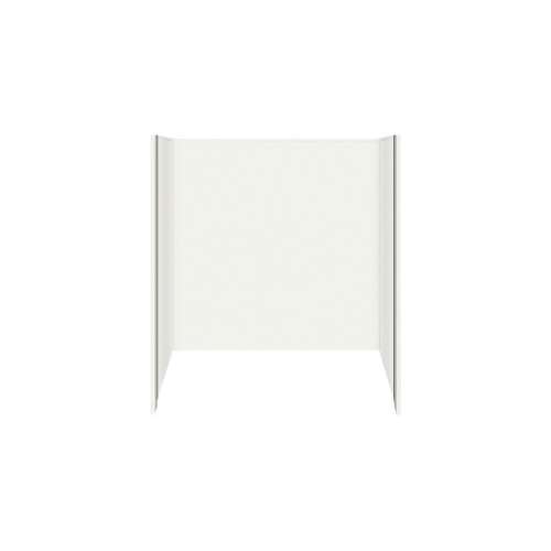 Transolid Studio Solid Surface 60-in x 60-in Tub Wall Surround