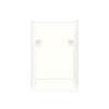 Transolid Studio 34-in x 48-in x 75-in Solid Surface Alcove Shower Kit in White