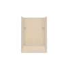 Transolid Studio 32-in x 60-in x 75-in Solid Surface Right-Hand Alcove Shower Kit in Matrix Khaki