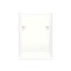 Transolid Studio 36-in x 60-in x 75-in Solid Surface Alcove Shower Kit in White
