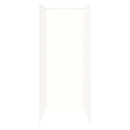 Transolid Decor Solid Surface 36-in x 96-in Shower Wall Surround