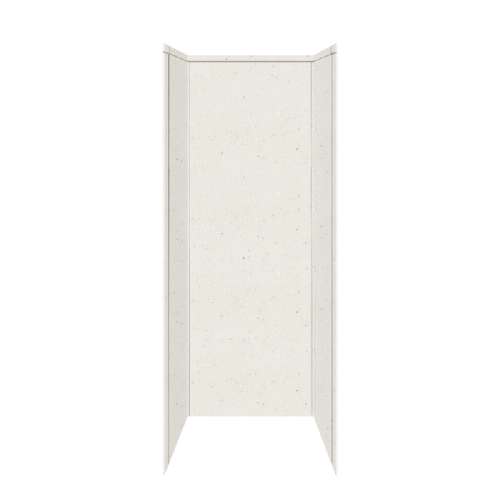 Transolid Decor Solid Surface 38-in x 96-in Corner Shower Wall Kit