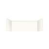 Transolid Studio Solid Surface 60-in x 36-in Tub Wall Extension