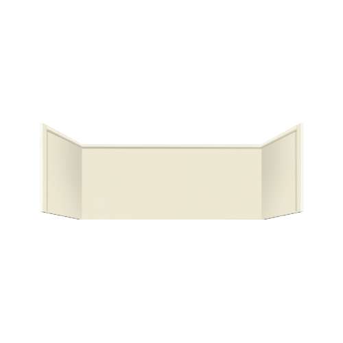 Transolid Studio Solid Surface 60-in x 36-in Tub Wall Extension